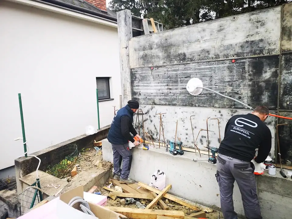 izrada školjke bazena